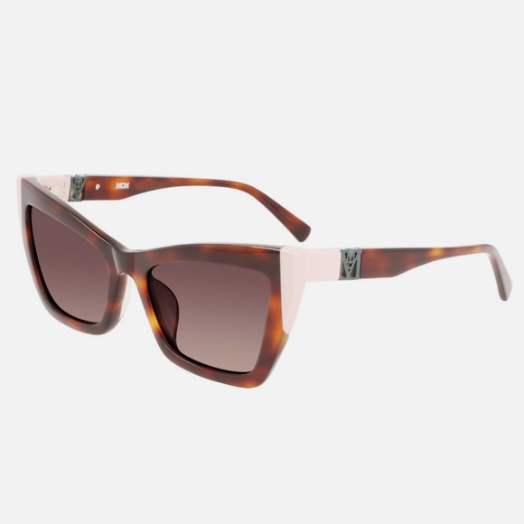 MCM Accessories - MCM Tortoiseshell & Pink Cat-Eye Sunglasses